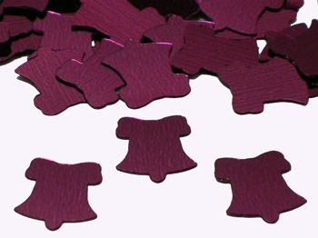 Burgundy Bell Confetti